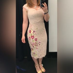 Dusty-Pink cocktail dress